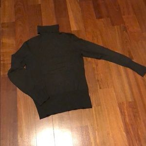 Banana Republic Brown Silk Cotton Cashmere Trtlnk